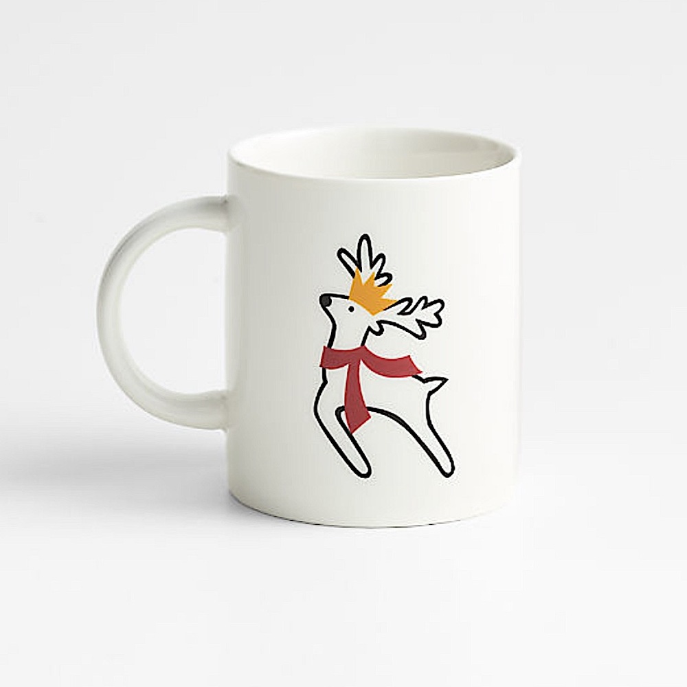 New! 🦌✨🤍 Crate&Barrel Mug ☕️